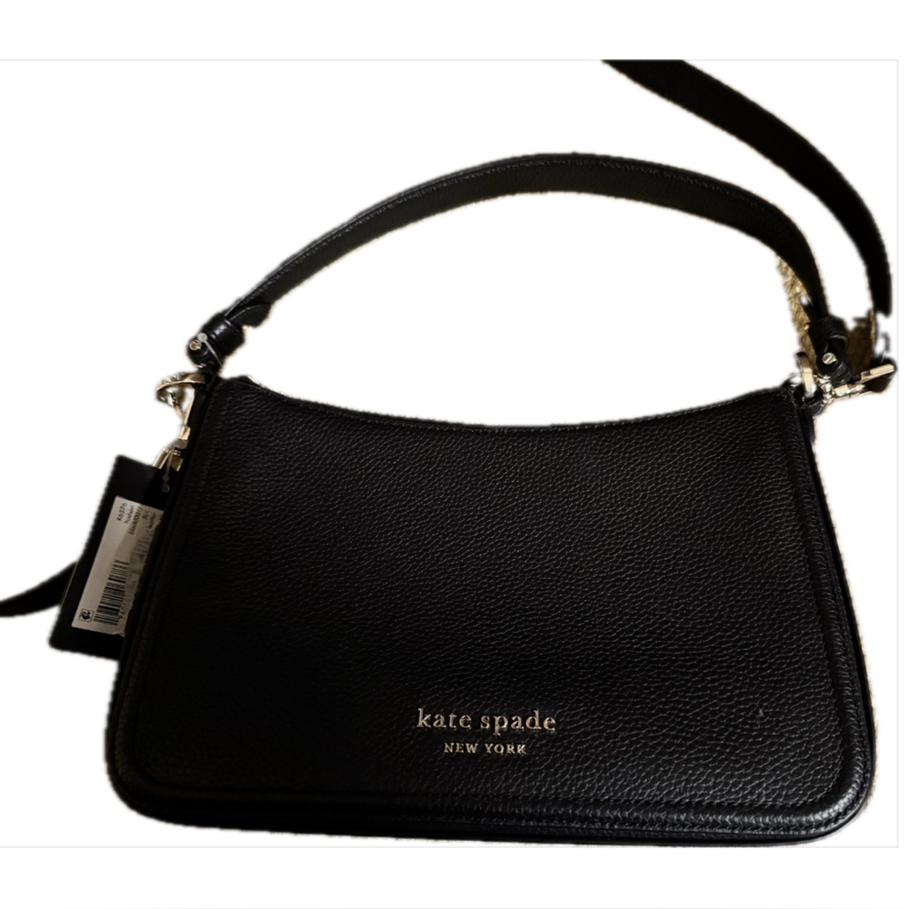 Kate Spade Black Hudson Convertible Bag with Gold Hardware - Picture 2 of 4